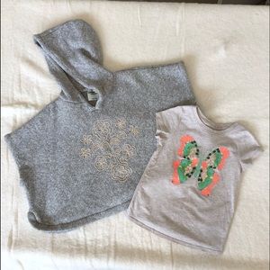 Osh Kosh by gosh 3T girls grey tops